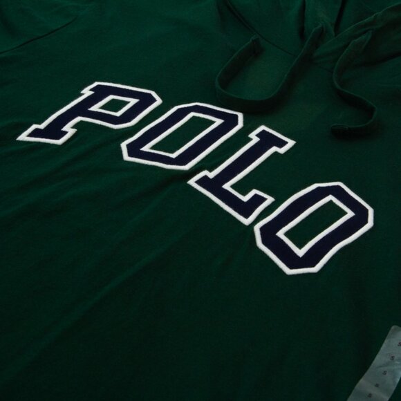 Pol Ralph Lauren NWT Spellout POLO Forrest Green Lightweight Hoodie, S - Picture 5 of 12